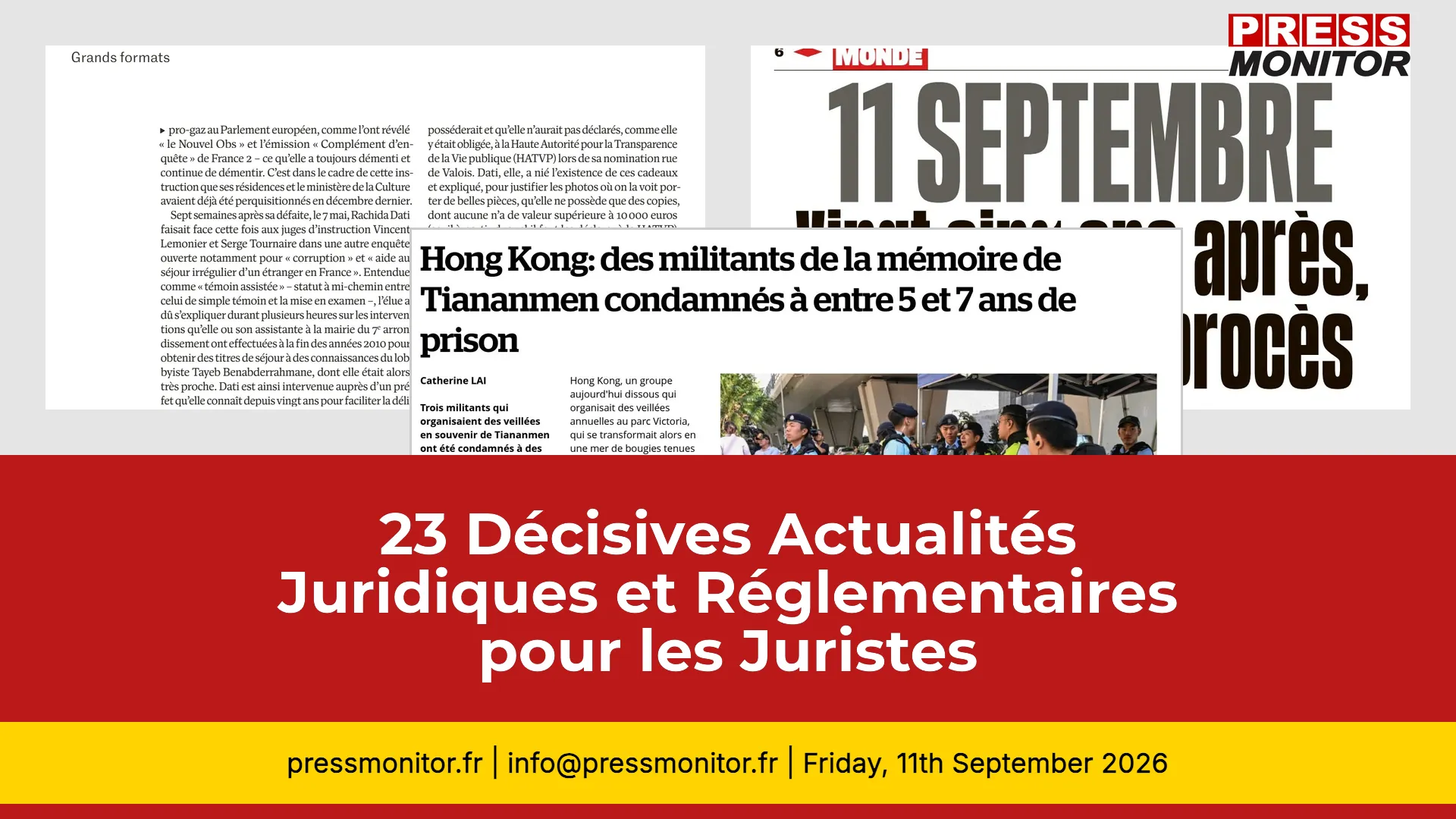 23 Décisives Actualités Juridiques et Réglementaires pour les Juristes