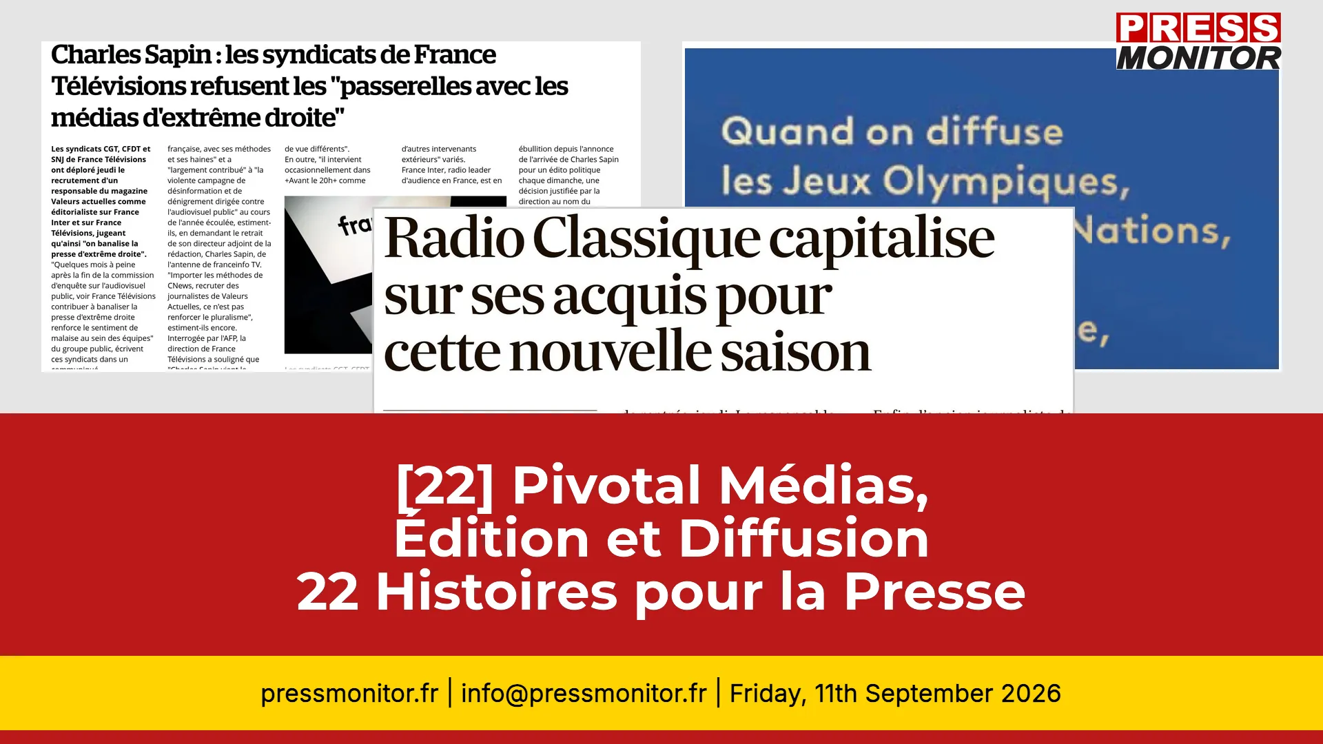 [22] Pivotal Médias, Édition et Diffusion — 22 Histoires pour la Presse