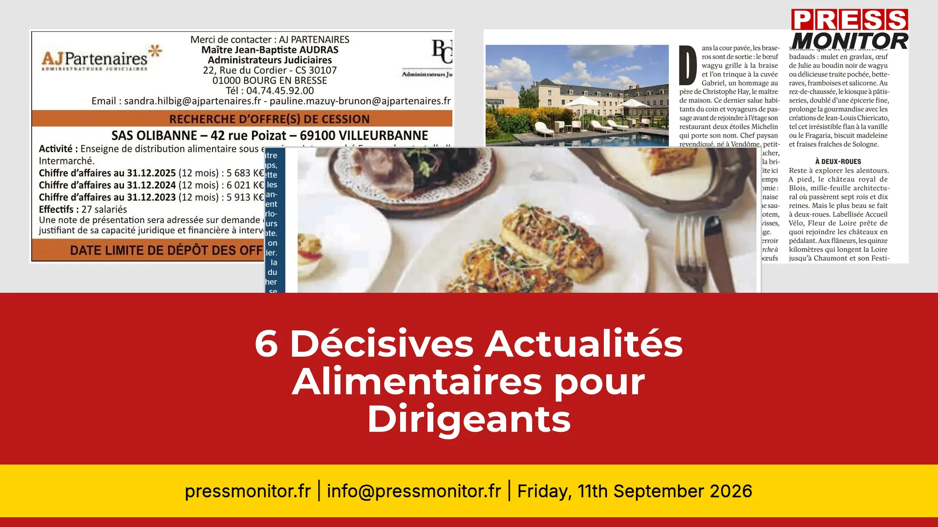 6 Décisives Actualités Alimentaires pour Dirigeants