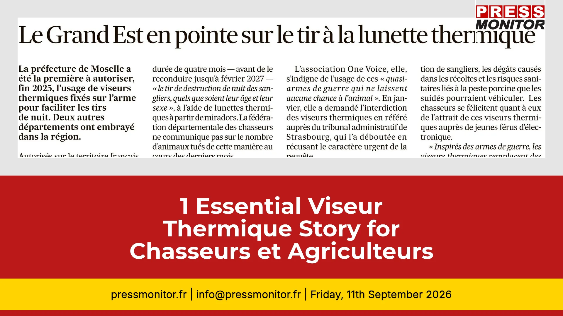 1 Essential Viseur Thermique Story for Chasseurs et Agriculteurs