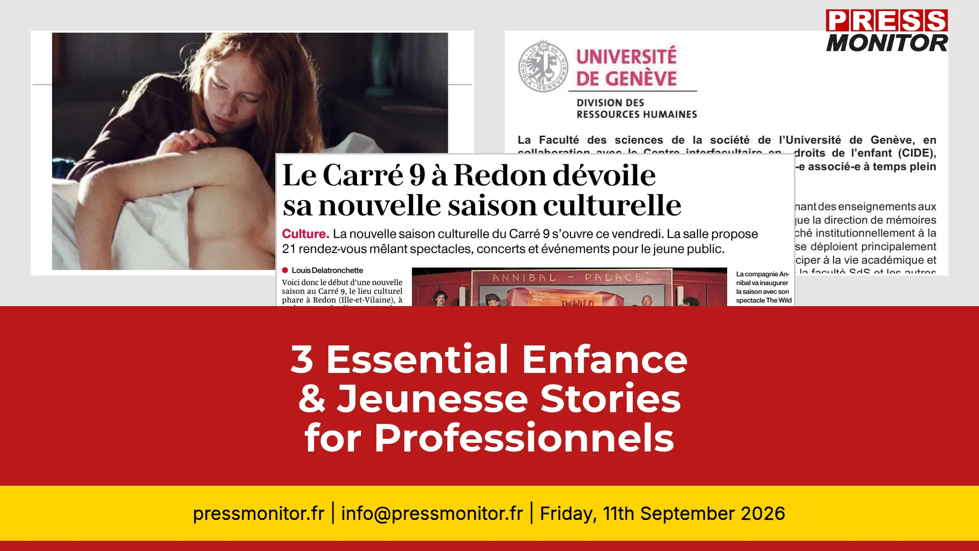 3 Essential Enfance & Jeunesse Stories for Professionnels de l'Enfance