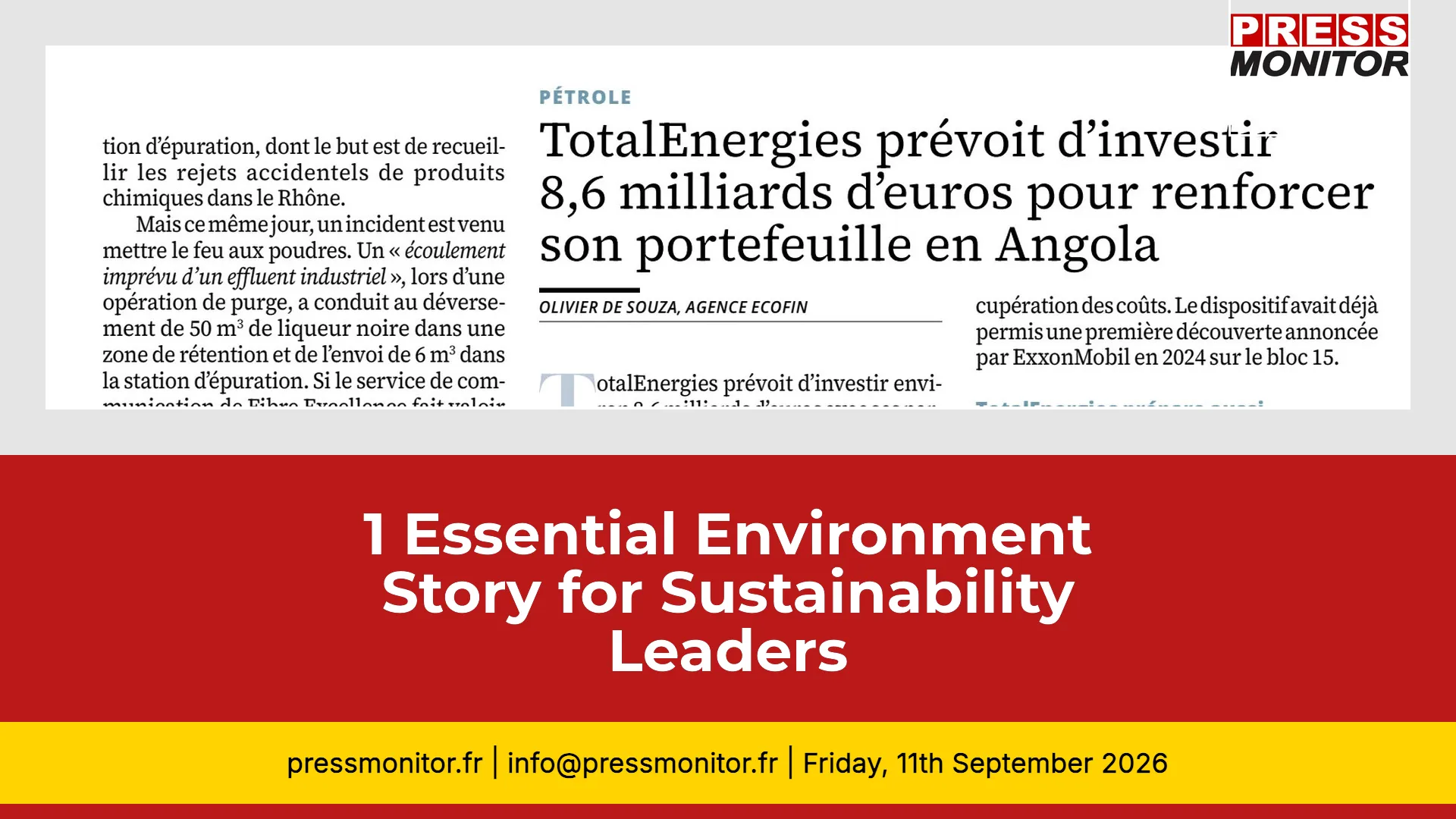 1 Essential Environment Story for Sustainability Leaders