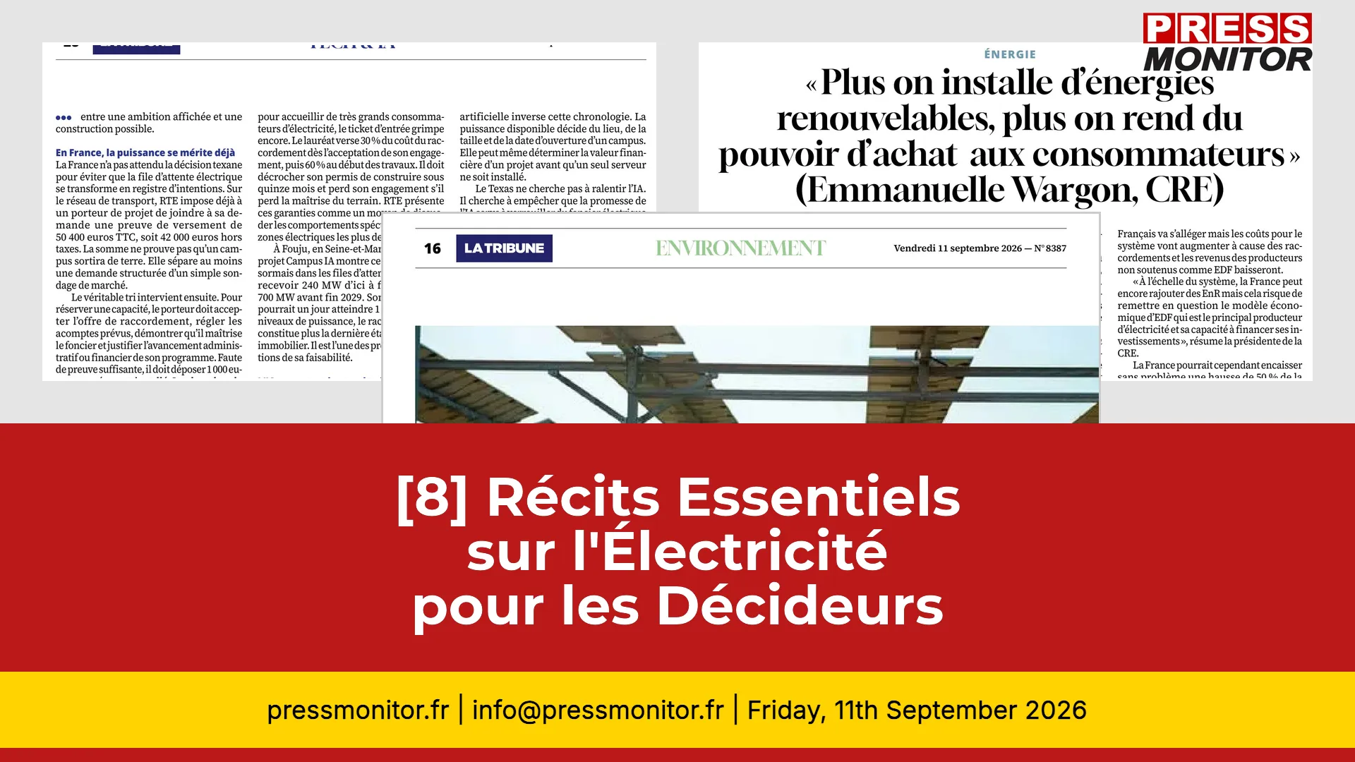 [8] Récits Essentiels sur l'Électricité pour les Décideurs Français